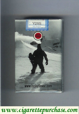 Lucky Strike Snowpacks soft box cigarettes